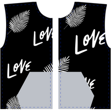 Load image into Gallery viewer, Mels Holiday "Love" All-Over Print Zip-Up Hoodies
