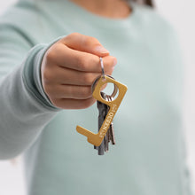 Load image into Gallery viewer, "Queen" Engraved Brass Touch Tool by Mels Holiday