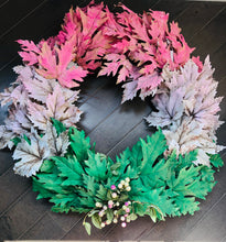 Load image into Gallery viewer, 18” Fun Fall Leaves Wreaths by Mels Holiday (Local Delivery Only)