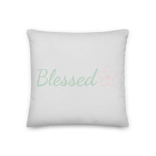 Load image into Gallery viewer, Mels Holiday "Blessed" Basic Pillow