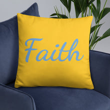 Load image into Gallery viewer, Mels Holiday "Faith" All-Over Print Basic Pillow