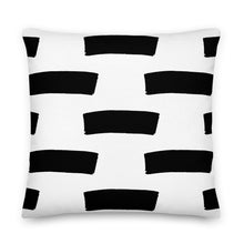 Load image into Gallery viewer, Mels Holiday "Thick Lines" Premium Pillow