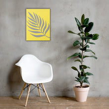 Load image into Gallery viewer, Mels Holiday "Gray Leaf" Canvas