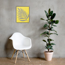 Load image into Gallery viewer, Mels Holiday "Gray Leaf" Canvas