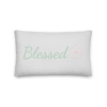 Load image into Gallery viewer, Mels Holiday "Blessed" Basic Pillow