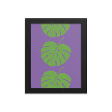Load image into Gallery viewer, Mels Holiday Framed poster (Fun Leaf)