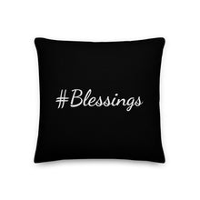 Load image into Gallery viewer, Mels Holiday "#Blessings" Premium Pillow
