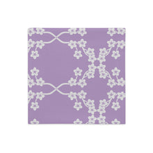 Load image into Gallery viewer, Mels Holiday "Purple Blossom" Premium Pillow Case