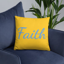Load image into Gallery viewer, Mels Holiday "Faith" All-Over Print Basic Pillow