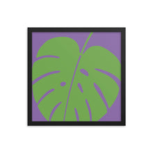 Load image into Gallery viewer, Mels Holiday Framed poster (Fun Leaf)