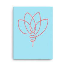 Load image into Gallery viewer, Mels Holiday "Pink Flower" Canvas