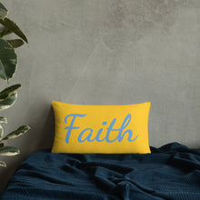 Load image into Gallery viewer, Mels Holiday "Faith" All-Over Print Basic Pillow