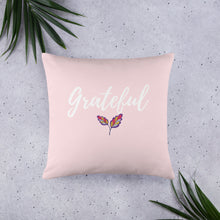 Load image into Gallery viewer, Mels Holiday "Grateful" Basic Pillow