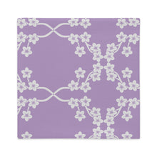 Load image into Gallery viewer, Mels Holiday "Purple Blossom" Premium Pillow Case