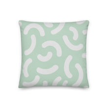 Load image into Gallery viewer, Mels Holiday "Fun Mint" Premium Pillow