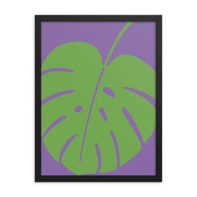 Load image into Gallery viewer, Mels Holiday Framed poster (Fun Leaf)