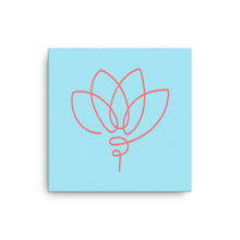 Load image into Gallery viewer, Mels Holiday "Pink Flower" Canvas