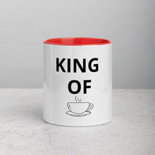 Load image into Gallery viewer, Mels Holiday "King Of" Mug with Color Inside