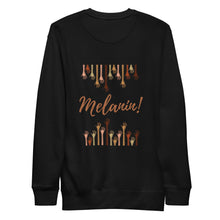 Load image into Gallery viewer, Melanin Unisex Fleece Pullover By Mels Holiday