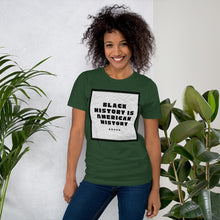 Load image into Gallery viewer, Black History/American History Short-Sleeve Unisex T-Shirt by Mels Holiday