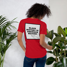 Load image into Gallery viewer, Black History/American History Short-Sleeve Unisex T-Shirt by Mels Holiday