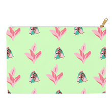 Load image into Gallery viewer, Mels Holiday &quot;Pink &amp; Green&quot; Accessory Pouches
