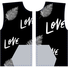 Load image into Gallery viewer, Mels Holiday &quot;Love&quot; All-Over Print Zip-Up Hoodies
