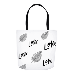Mels Holiday "Love 2" Tote Bags