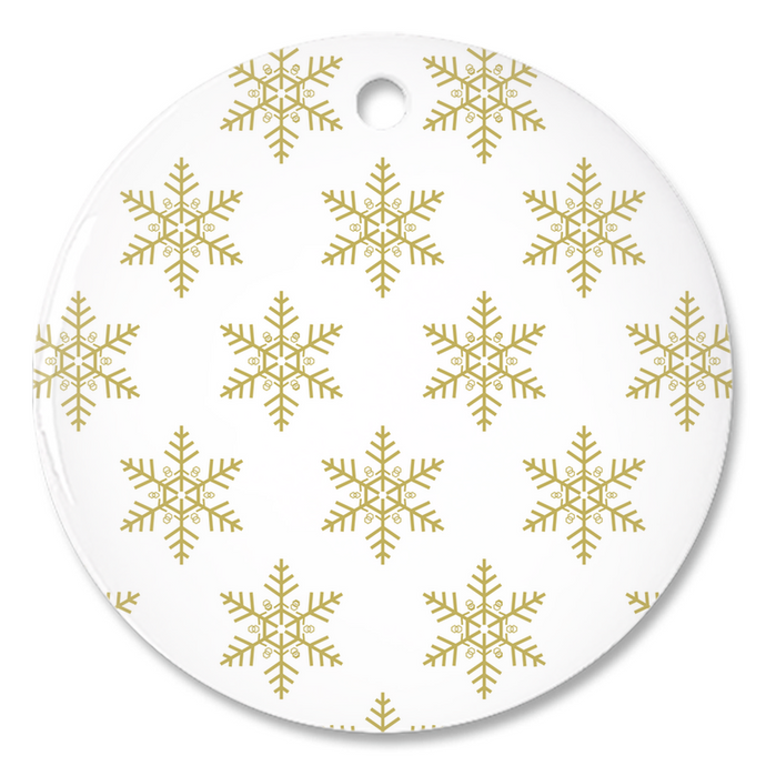 Porcelain Ornaments (Snowflake)