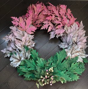 18” Fun Fall Leaves Wreaths by Mels Holiday (Local Delivery Only)