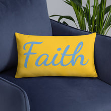 Load image into Gallery viewer, Mels Holiday &quot;Faith&quot; All-Over Print Basic Pillow
