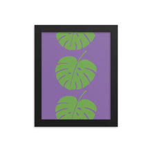 Load image into Gallery viewer, Mels Holiday Framed poster (Fun Leaf)
