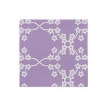 Load image into Gallery viewer, Mels Holiday &quot;Purple Blossom&quot; Premium Pillow Case
