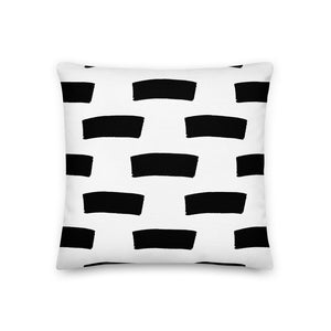 Mels Holiday "Thick Lines" Premium Pillow