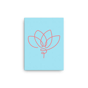 Mels Holiday "Pink Flower" Canvas