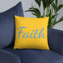Load image into Gallery viewer, Mels Holiday &quot;Faith&quot; All-Over Print Basic Pillow
