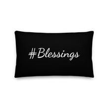 Load image into Gallery viewer, Mels Holiday &quot;#Blessings&quot; Premium Pillow
